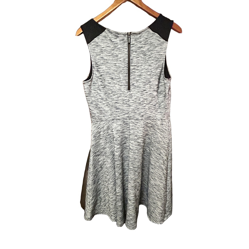 Old Navy Fit & Flare Dress - Women's L - Gray Black Knit - Picture 3 of 7